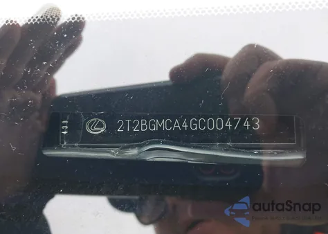 2016 Lexus Rx 450H из США, поврежденный, VIN 2T2BGMCA4GC004743